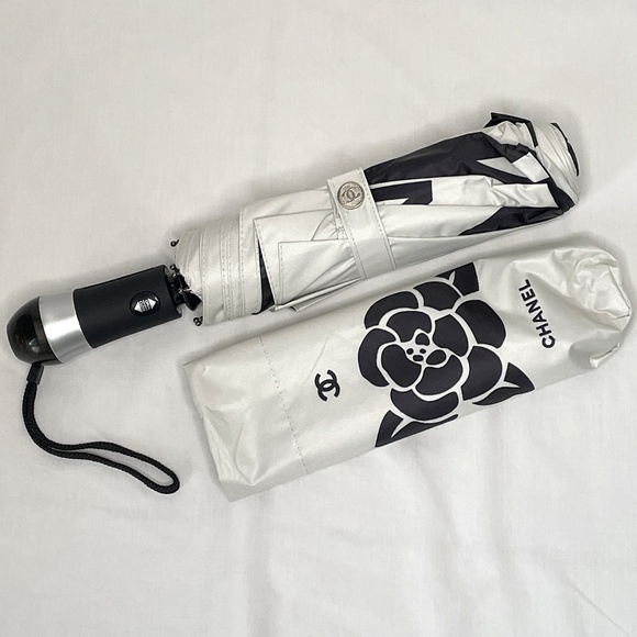 Camellia Umbrella Black & White NIB ☂️ - Picture 3 of 13